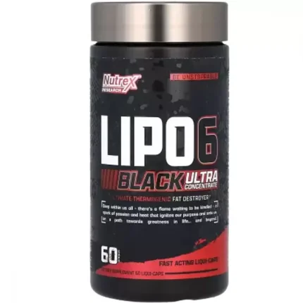 Nutrex Research Lipo 6 Uc Black Fat Burner Capsules (60cap)