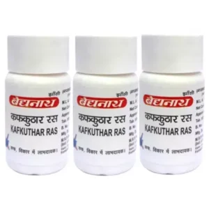 Baidyanath Kafkuthar Ras (80tab, Pack of 3)