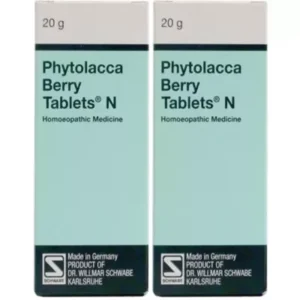 Willmar Schwabe Germany Phytolacca Berry Tablets (20g, Pack of 2)