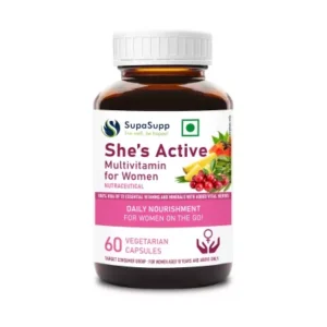 Sri Sri Tattva Supasupp She's Active Multivitamin For Women 500 Mg (60caps)