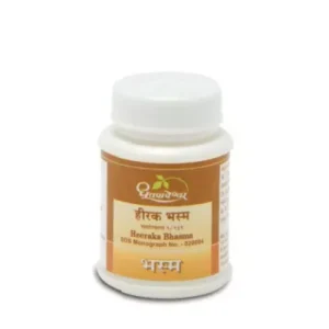 Dhootapapeshwar Heerak Bhasma (500mg)