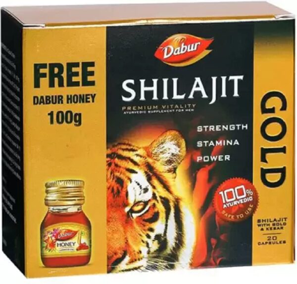 Dabur Shilajit Gold 20 Capsules