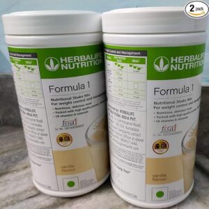Herbalife Nutrition Formula 1 Nutritional Vanilla Shake (1 Kg) - Pack of 2