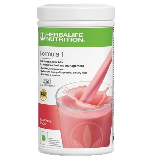Herbalife Nutrition Formula 1 Shake for Weight Loss (Strawberry, 500 g)