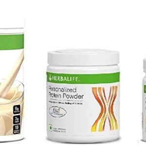 Herbalife Weight Loss Package- Vanilla Shake 500gm, Personalized Protein Powder 200 Gm and Afresh Lemon 50 Gm
