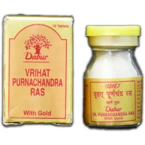 Dabur Vrihat Purnachandra Ras With Gold (10tab)