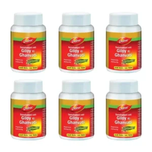 Dabur Giloy Ki Ghanvati Tablets (40tab, Pack of 6)