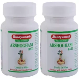 Baidyanath Arshoghani Bati (40tab, Pack of 2)