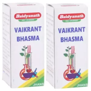 Baidyanath Vaikrant Bhasma (2.5g, Pack of 2)