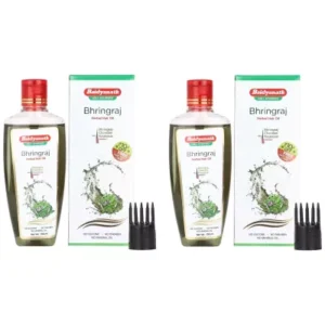 Baidyanath Jhansi Ayu Bhringraj Herbal Hair Oil (100ml, Pack of 2)