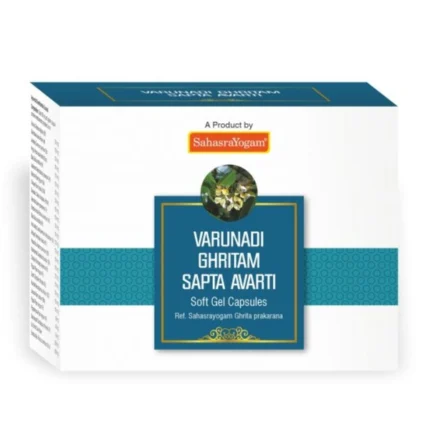 Sahasrayogam Varunadi Ghritam Saptavarti 600 mg (100caps)