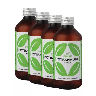 Charak Extrammune Syrup (200ml, Pack of 4)