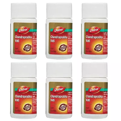 Dabur Chandra prabha Vati (40tab, Pack of 6)
