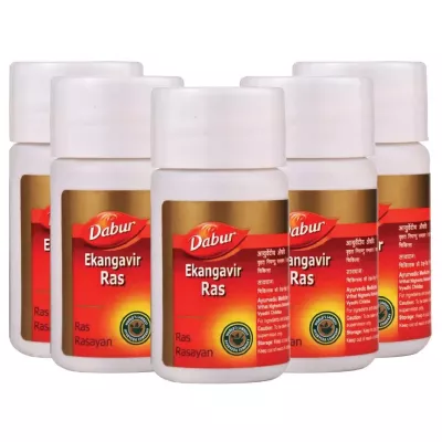 Dabur Ekangavir Ras (40tab, Pack of 5)