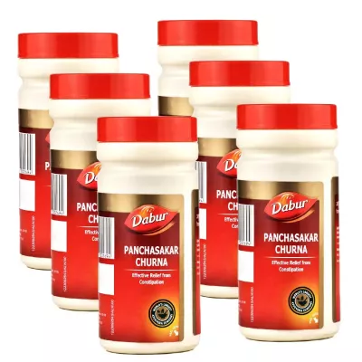 Dabur Panchsakar Churna (60g, Pack of 6)