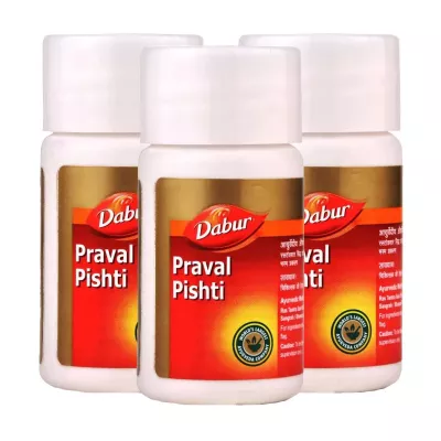 Dabur Praval Pishti (5g, Pack of 3)