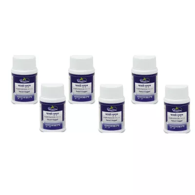 Dhootapapeshwar Vatari Gugglu (60tab, Pack of 6)