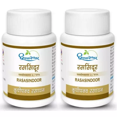 Dhootapapeshwar Rasa Sindoor (2g, Pack of 2)