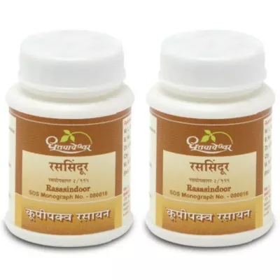 Dhootapapeshwar Ras Sindoor (5g, Pack of 2)