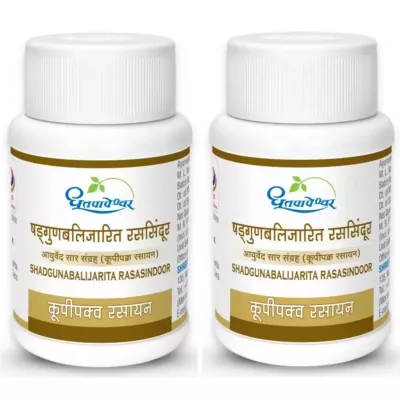 Dhootapapeshwar Shadguna Balijarita Rasasindoor (2g, Pack of 2)