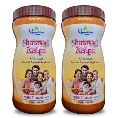 Dhootapapeshwar Shatavari Kalpa Granules (Tasty Chocolate) (350g, Pack of 2)