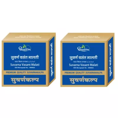Dhootapapeshwar Swarna Vasant Malti Ras (Premium) (10tab, Pack of 2)