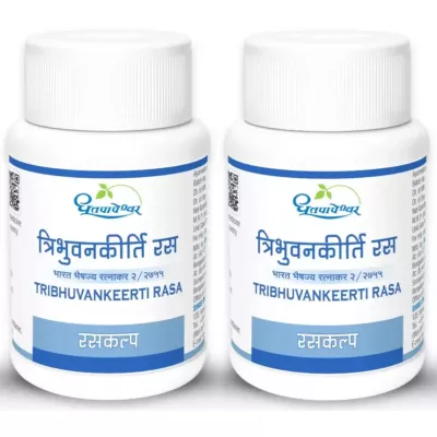 Dhootapapeshwar Tribhuvankeerti Rasa (25tab, Pack of 2)