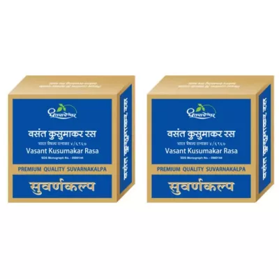Dhootapapeshwar Vasant Kusumakar Ras (Premium) (10tab, Pack of 2)