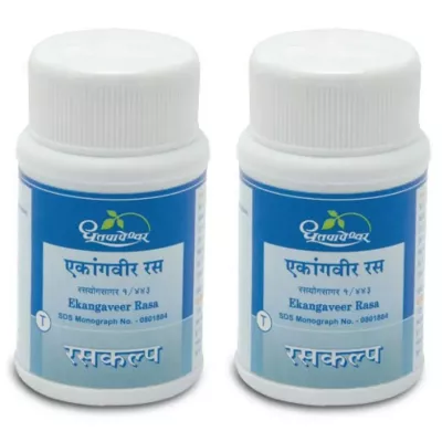 Dhootapapeshwar Ekangaveer Ras (500tab, Pack of 2)