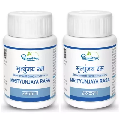Dhootapapeshwar Mrityunjaya Rasa (60tab, Pack of 2)