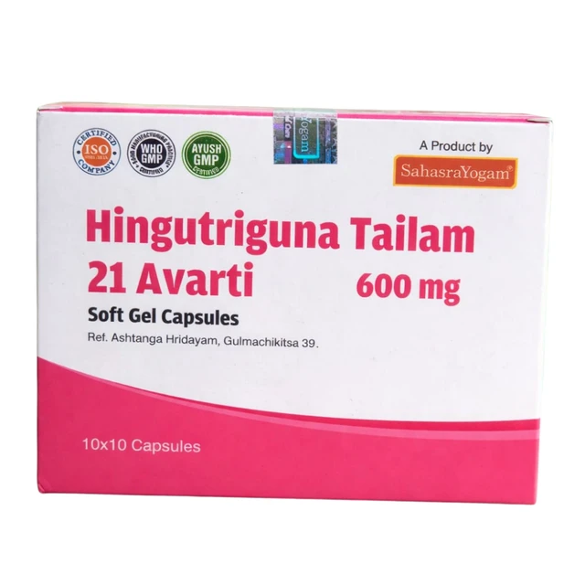 SahasrayogamHinguTrigunaTailam21Avarti600mg100caps-1772551636700