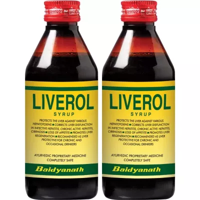 Baidyanath Ayurved Liverol Syrup (200ml, Pack of 2)
