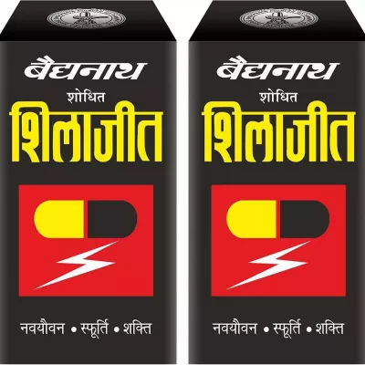 Baidyanath Ayurved Shodhit Shilajit Capsules (30caps, Pack of 2)