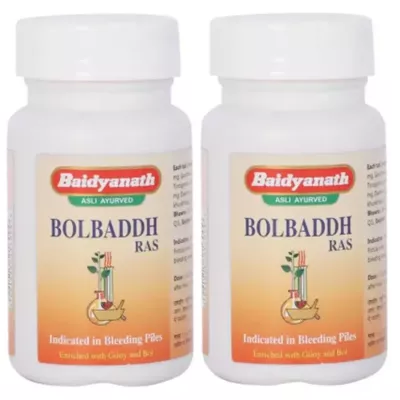Baidyanath Bolbaddh Ras (80tab, Pack of 2)