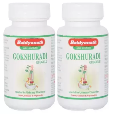 Baidyanath Gokshuradi Guggulu (80tab, Pack of 2)