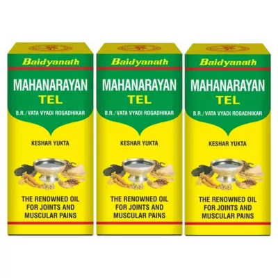 Baidyanath Ayurved Mahanarayan Tel (100ml, Pack of 3)