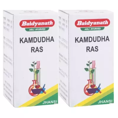 Baidyanath Kamdudha Ras (Ordinary) (10g, Pack of 2)