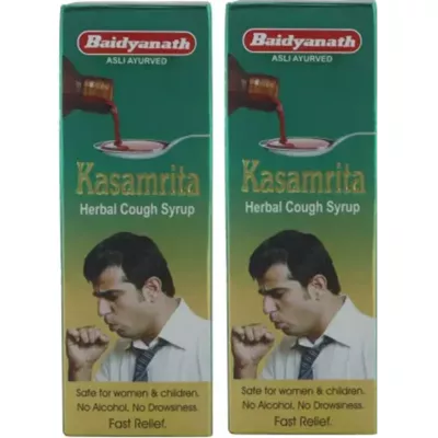 Baidyanath Kasamrit Herbal Syrup (100ml, Pack of 2)