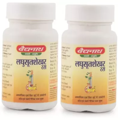 Baidyanath Laghu Sutshekhar Tab (50tab, Pack of 2)