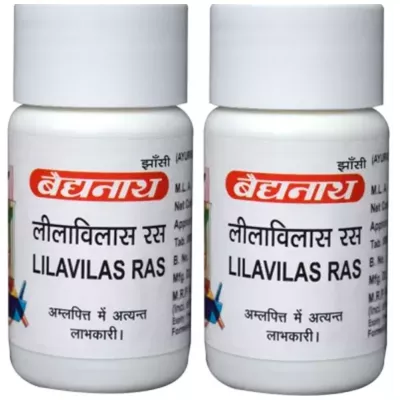Baidyanath Lilavilas Ras (40tab, Pack of 2)