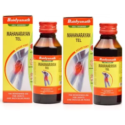 Baidyanath Mahanarayan Tail (50ml, Pack of 2)