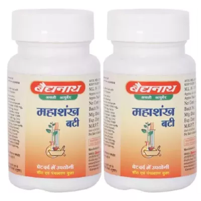Baidyanath Mahashankh Bati (40tab, Pack of 2)