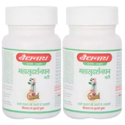 Baidyanath Mahasudarshan Ghan Bati (40tab, Pack of 2)