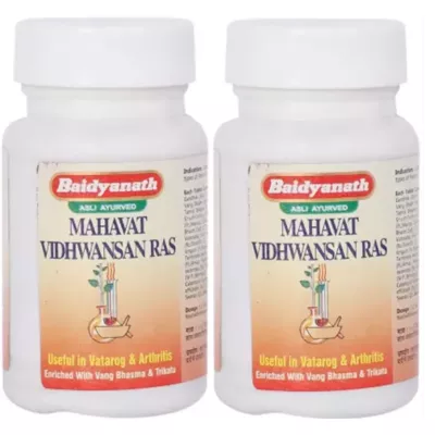 Baidyanath Mahavat Vidhwansan Ras (80tab, Pack of 2)