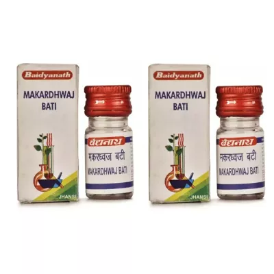 Baidyanath Makardhwaj Bati (2.5g, Pack of 2)