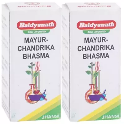 Baidyanath Mayur Chandrika Bhasma (5g, Pack of 2)