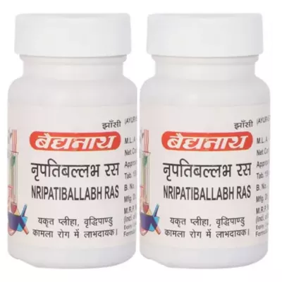 Baidyanath Nripatiballabh Ras (80tab, Pack of 2)