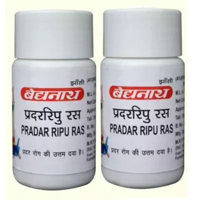 Baidyanath Pradarripu Ras (80tab, Pack of 2)