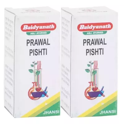 Baidyanath Prawal Pishti (5g, Pack of 2)
