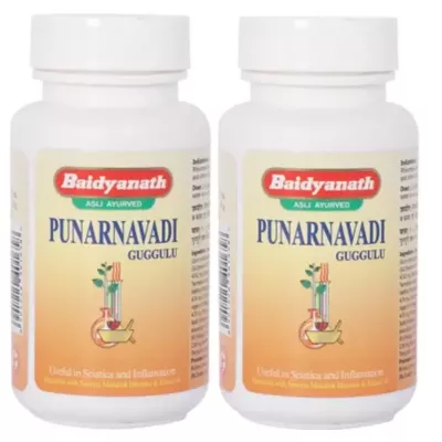 Baidyanath Punarnavadi Guggulu (80tab, Pack of 2)